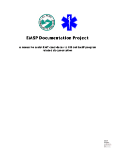 EMSP Documentation Project i