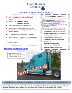 ******IMPORTANT******  COMMERCIAL TRUCK DRIVING PROGRAM GET YOUR CLASS “A” LICENSE IN 15