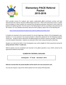 Elementary PACE Referral Packet 2015-2016