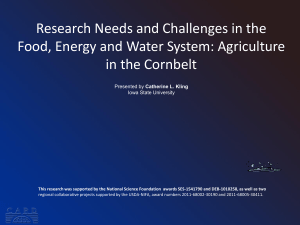 Research Needs and Challenges in the in the Cornbelt Catherine L. Kling
