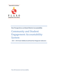 Community and Student Engagement Accountability System