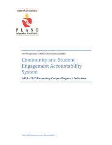 Community and Student Engagement Accountability System