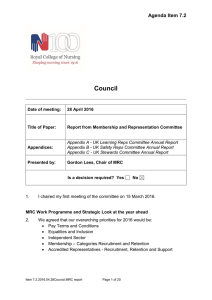 Council Agenda Item 7.2