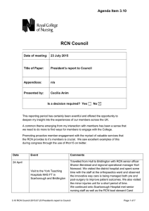RCN Council Agenda Item 3.10