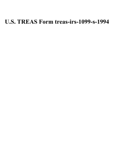 U.S. TREAS Form treas-irs-1099-s-1994