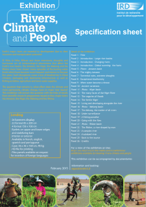 Exhibition Specification sheet