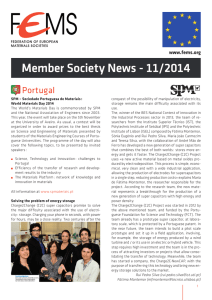 Member Society News - 11/2014 Portugal www.fems.org