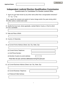 Independent Judicial Election Qualification Commission c