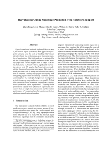 Reevaluating Online Superpage Promotion with Hardware Support