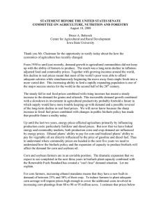 STATEMENT BEFORE THE UNITED STATES SENATE August 18, 2008