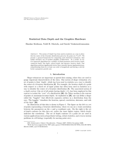 Statistical Data Depth and the Graphics Hardware