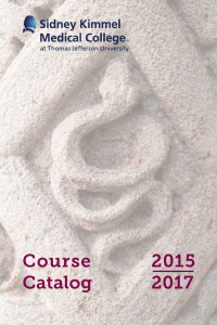 Course 2015 Catalog 2017