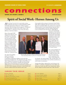 connections Spirit of Social Work - Heroes Among Us H