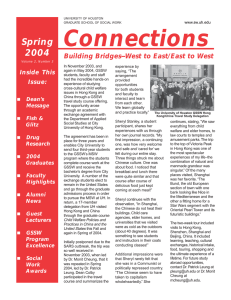 Connections Spring 2004 Politics