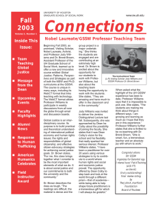 Connections Fall 2003 Politics