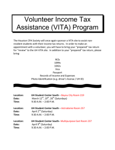 Volunteer Income Tax Assistance (VITA) Program