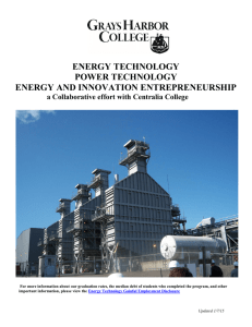 ENERGY TECHNOLOGY POWER TECHNOLOGY ENERGY AND INNOVATION ENTREPRENEURSHIP