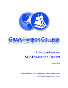 Comprehensive Self-Evaluation Report  March 2011