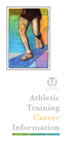 Athletic Training Information Career
