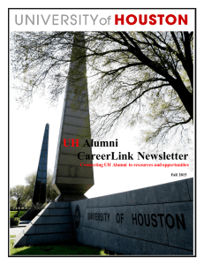 UH  Alumni CareerLink Newsletter