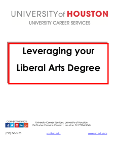 Leveraging your Liberal Arts Degree