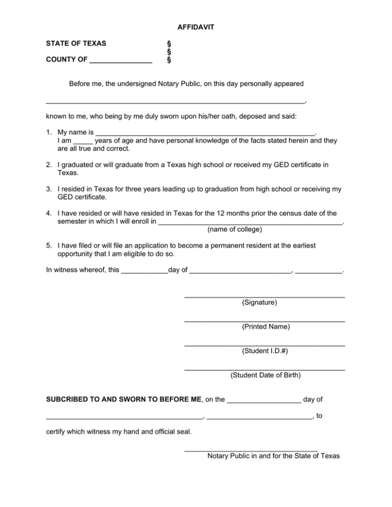 affidavit-of-fact-texas-2020-2022-fill-and-sign-printable-template
