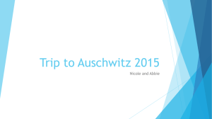 Trip to Auschwitz 2015 Nicole and Abbie