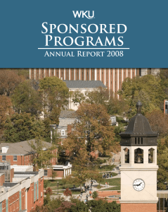 Sponsored Programs Annual Report 2008
