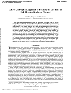 A Low-Cost Optical Approach to Evaluate the Life Time of