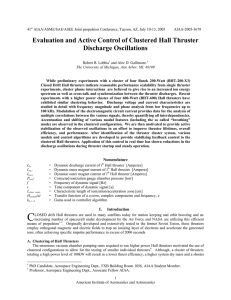 Evaluation and Active Control of Clustered Hall Thruster Discharge Oscillations
