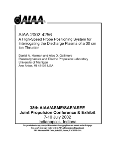AIAA-2002-4256 A High-Speed Probe Positioning System for
