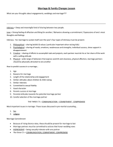 Marriage &amp; Family Changes Lesson