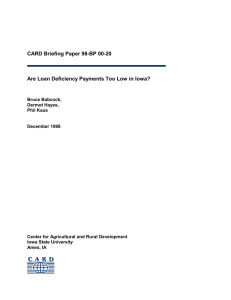 CARD Briefing Paper 98-BP 00-20