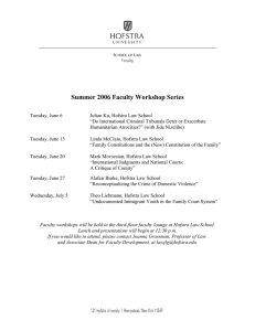 Summer 2006 Faculty Workshop Series
