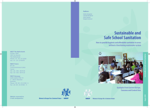 Sustainable and Safe School Sanitation without a functioning wastewater system