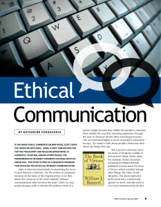 Ethical Communication By   K at h e r i n...
