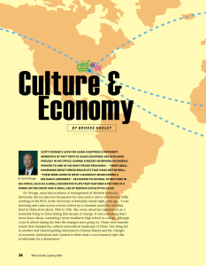 Culture &amp;  Economy