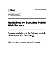 Guidelines on Securing Public