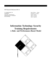 NIST Special Publication 800-16