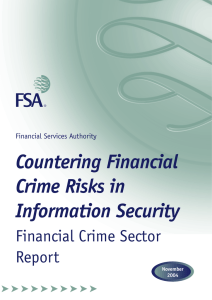 Countering Financial Crime Risks in Information Security Financial Crime Sector