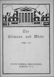 OInms0n STATE NORMAL HIGH SCHOOL ALBANY, N. Y. APRIL, 1913
