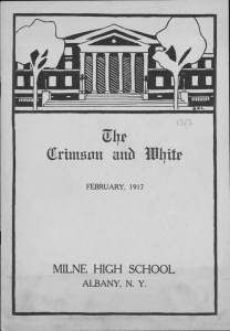 MILNE HIGH SCHOOL mh ALBANY, N. Y. FEBRUARY, 1917