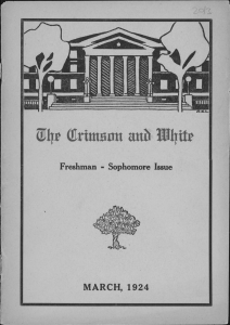 (Slvmmn mh Mlfit^ Freshman - Sophomore Issue MARCH, 1924