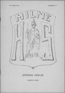 SPRING ISSUE MARCH 1926 VOLUME XXII NUMBER III