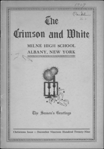 tfrimj^on and Mwtit MILNE HIGH SCHOOL ALBANY, NEW YORK CImttngg