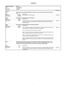 Cash Registers RFP#2015-033 Line Items Bid Request Number