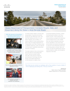 Alaska Department of Transportation Connects People, Data, and