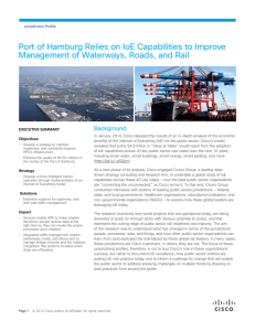 Port of Hamburg Relies on IoE Capabilities to Improve Background