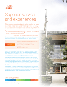 Superior service and experiences