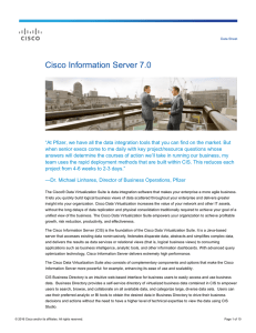 Cisco Information Server 7.0